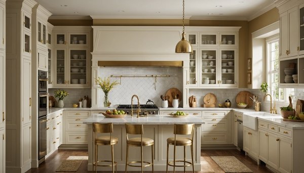 Booster sa déco de cuisine avec des touches de doré