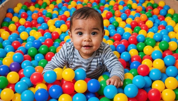 Découvrez les bienfaits de la piscine à balles pour bébé